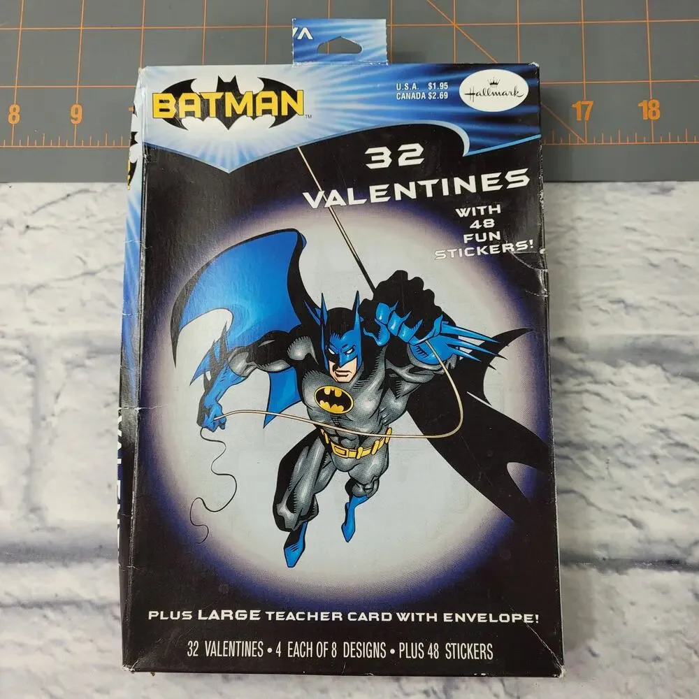 Vintage Unopened Batman Hallmark Valentines BOX HAS ISSUES